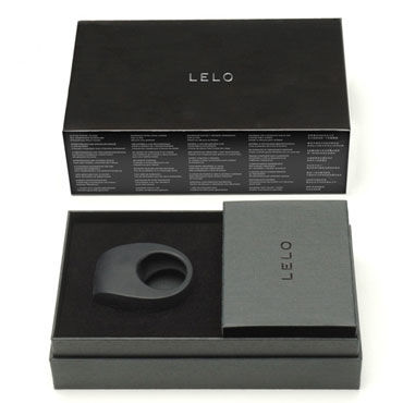 Lelo Tor 2, черный - Перезаряжаемое эрекционное кольцо с вибрацией, водонепроницаемое - купить в секс шопе