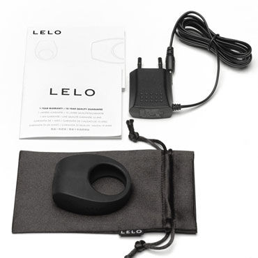 Lelo Tor 2, черный, Перезаряжаемое эрекционное кольцо с вибрацией, водонепроницаемое и другие товары Lelo с фото