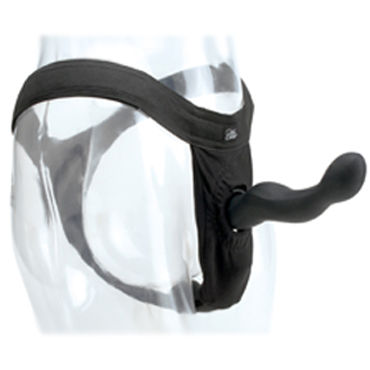 Pipedream Penetrix Dildo 17,5 см - Двухсторонний водонепроницаемый страпон + маска - купить в секс шопе