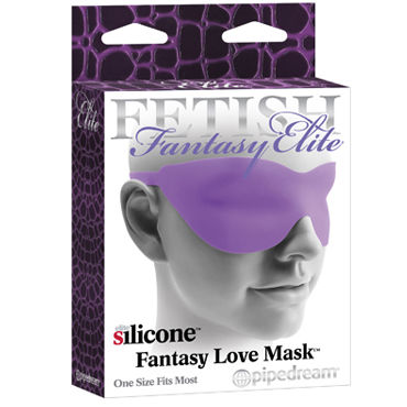 Pipedream Fantasy Love Mask, фиолетовая, Маска на застежках