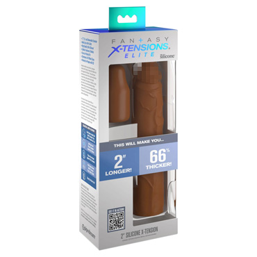 Насадка на член Fantasy X-tensions Elite 8" Sleeve with 2" Plug