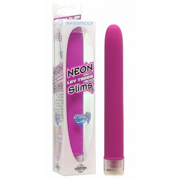 Pipedream Neon Slim фиолетовый, Вибратор с нежнейшим покрытием