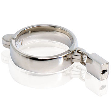 Pipedream Metal Medium Cockring, Эрекционное кольцо с замочком