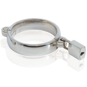 Pipedream Metal Large Cockring, Эрекционное кольцо с замочком