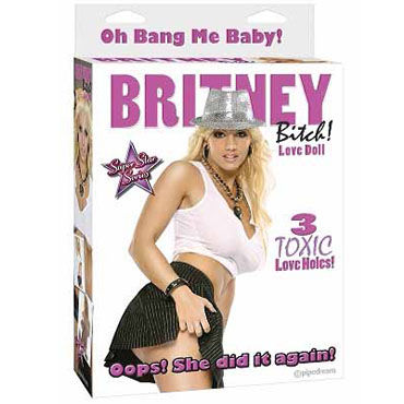 Pipedream Britney Bitch, Надувная кукла с тремя отверстиями