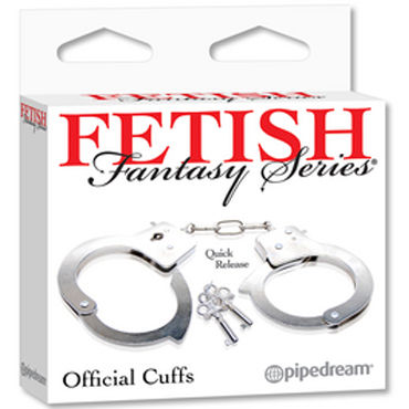 Pipedream Official Handcuffs, Металлические наручники