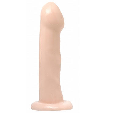 Pipedream Basix Rubber Works 16 см телесный, Фаллоимитатор для анально-вагинальной стимуляции