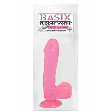 Pipedream Basix with Suction Cup 19 см розовый - фото, отзывы