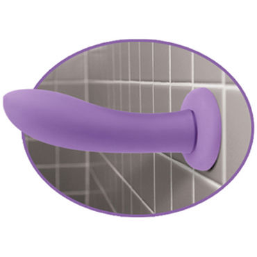 Pipedream Fetish Vibrating Dildo, фиолетовая, Насадка для страпона с вибрацией и пультом управления и другие товары Pipedream с фото