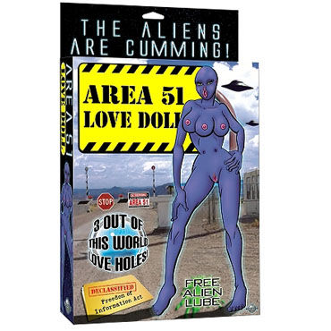 Pipedream Area Doll, Сувенир надувная инопланетянка