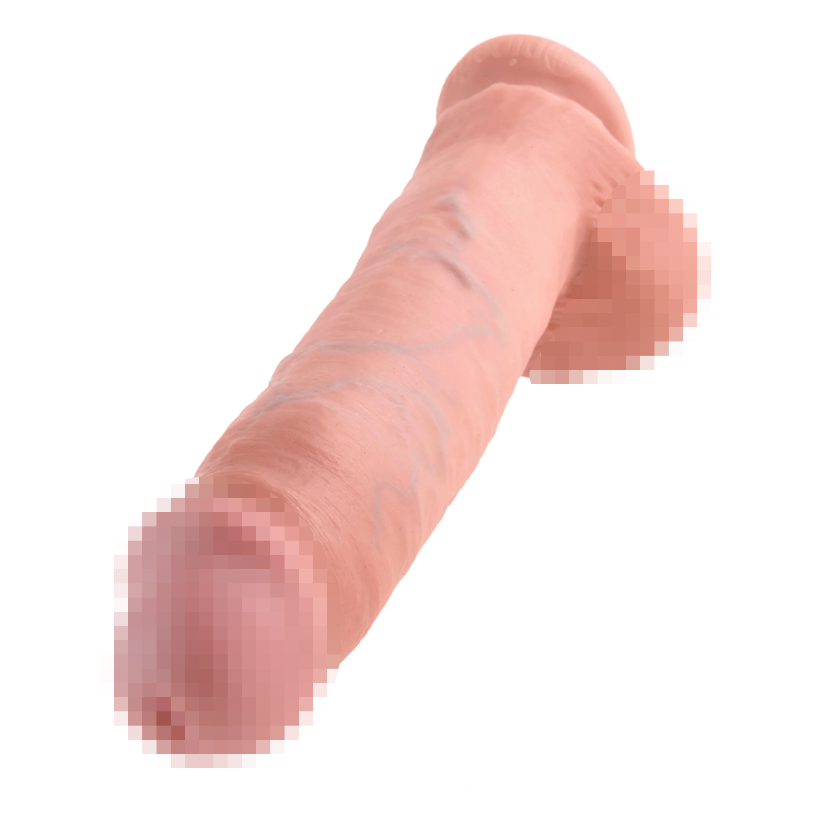 Pipedream King Cock 11" With Balls, телесный, Фаллоимитатор с мошонкой на присоске и другие товары Pipedream с фото