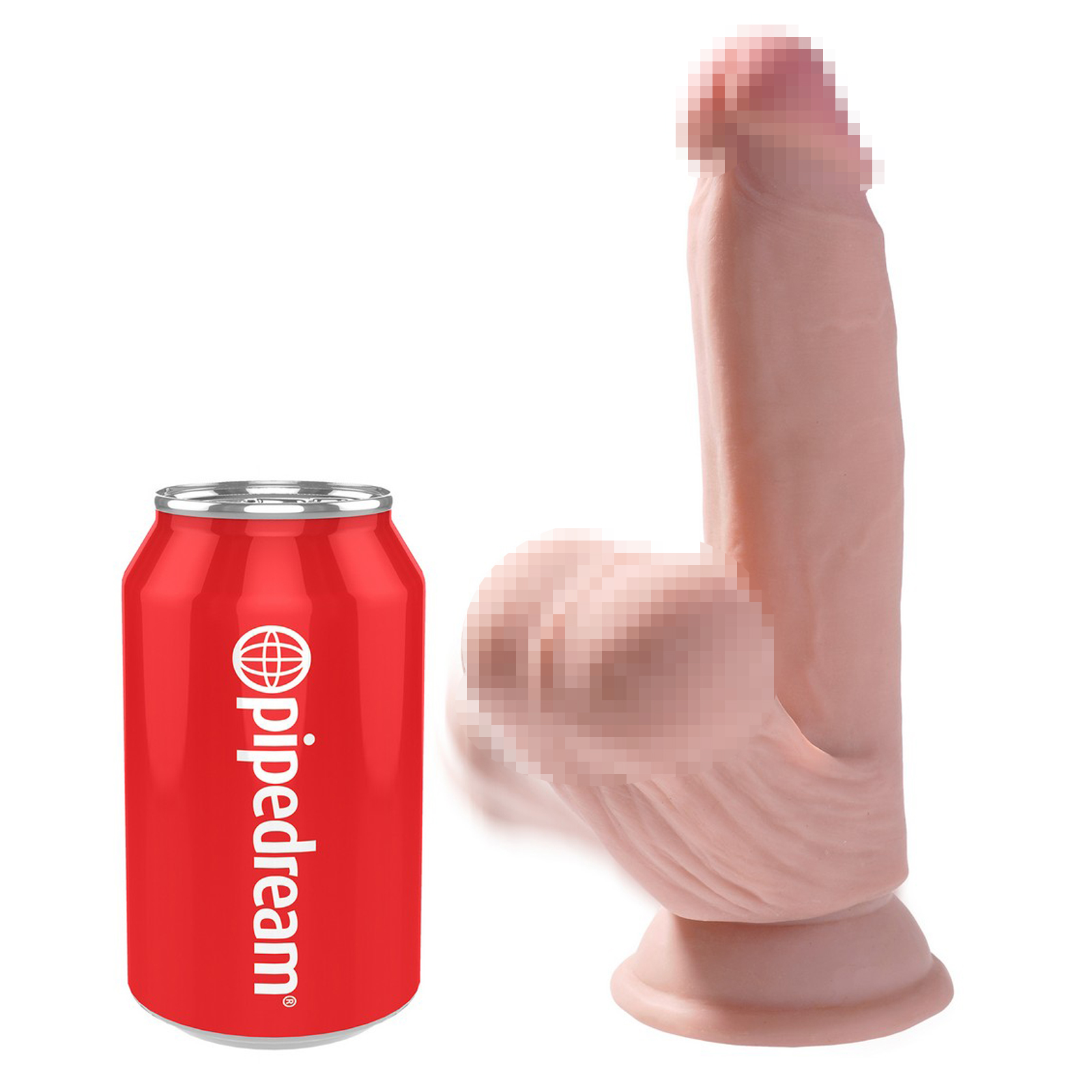 Pipedream King Cock Plus 7'' Triple Density, телесный — фото 4