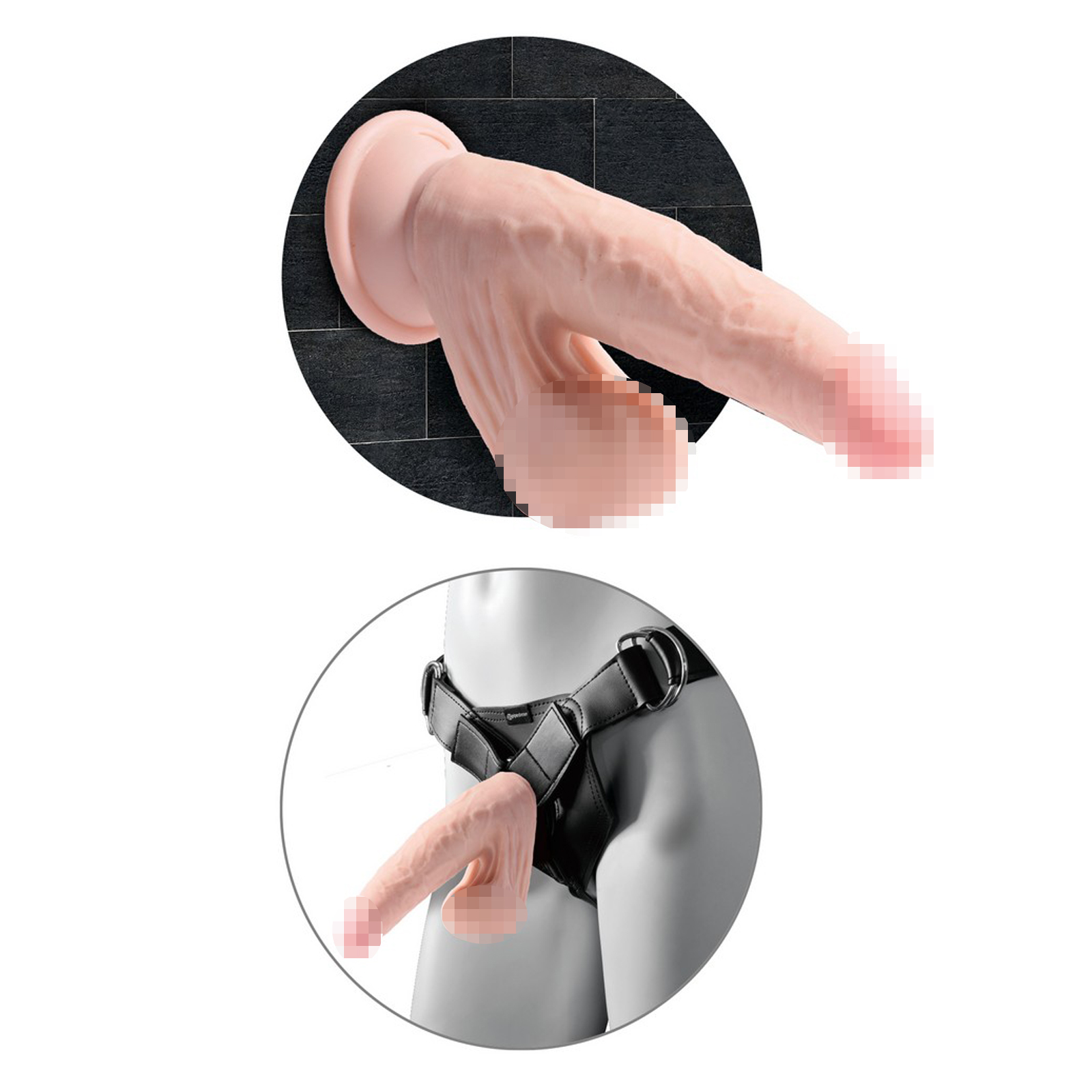 Pipedream King Cock Plus 7'' Triple Density, телесный — фото 5