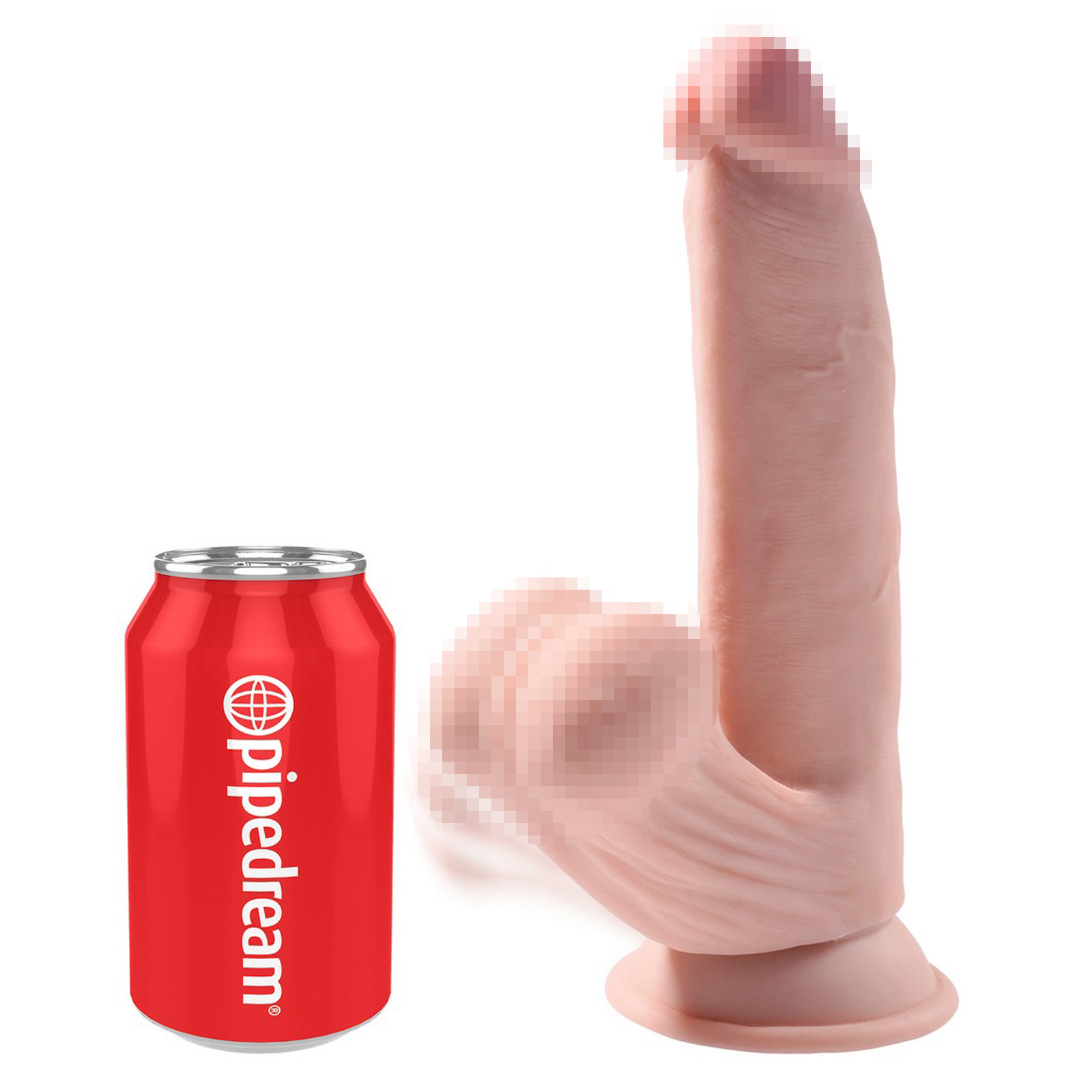 Pipedream King Cock Plus 8'' Triple Density, телесный — фото 4