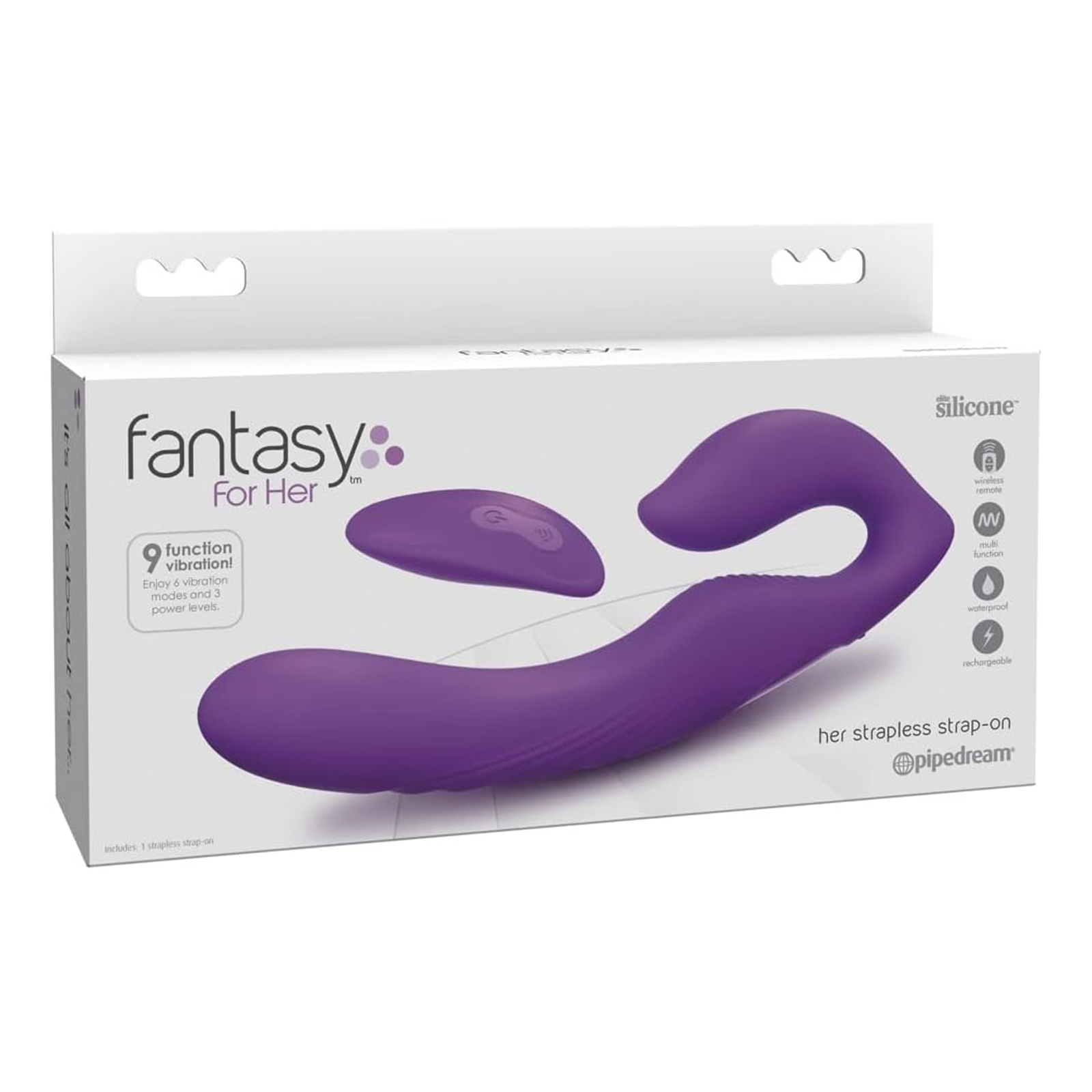 Pipedream Fantasy For Her Her Ultimate Strapless Strap-On, фиолетовый