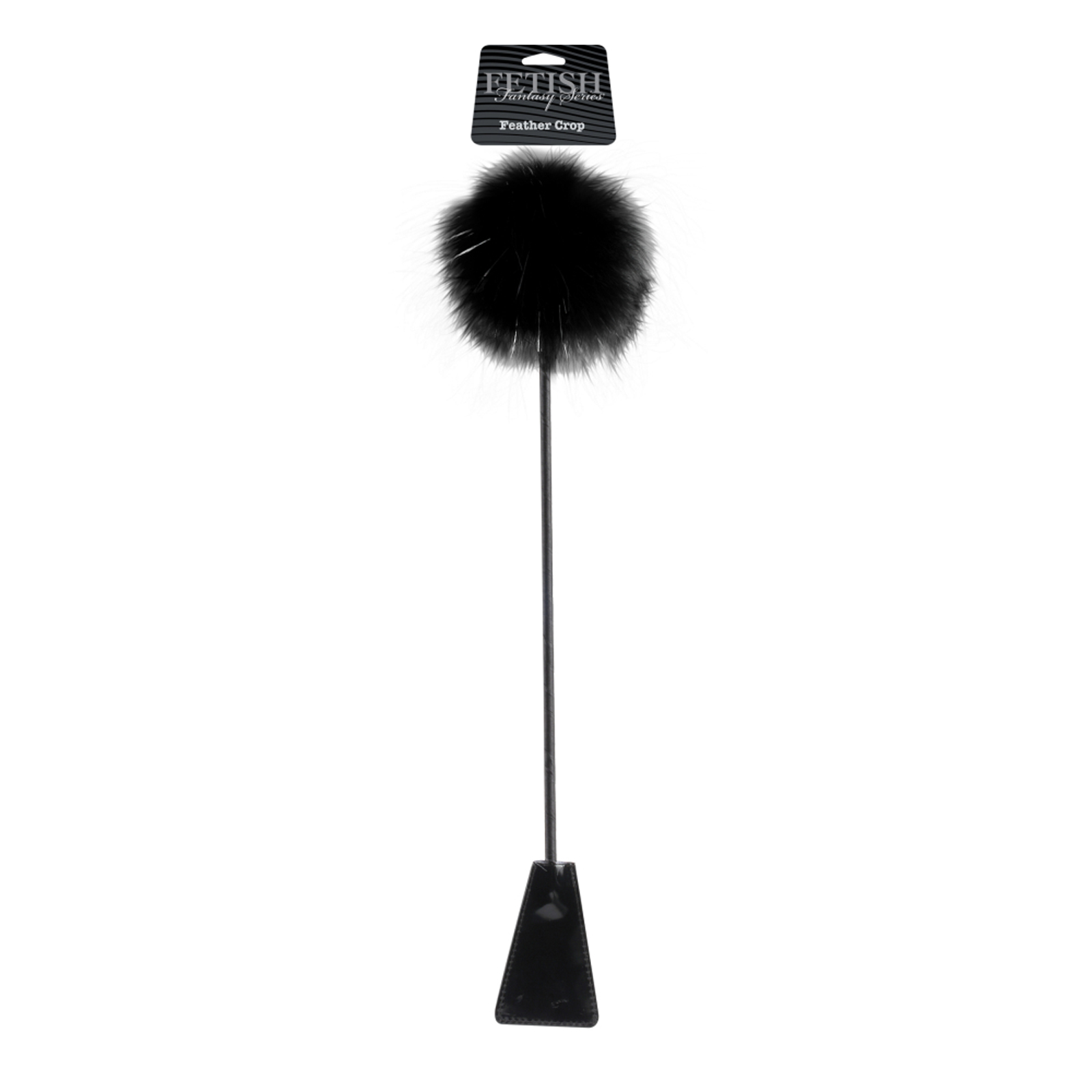 Pipedream Feather Crop, Черный стек с пушком на конце
