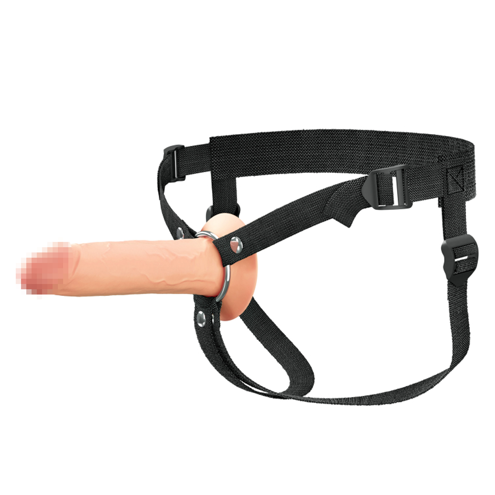 Полый страпон Hollow Silicone Strap-on 7" — фото 3