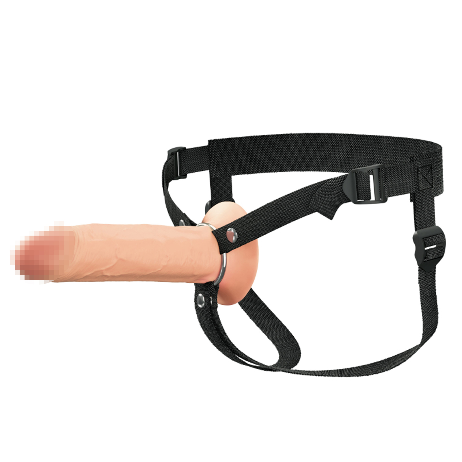 Полый страпон Hollow Silicone Strap-on 8" — фото 2