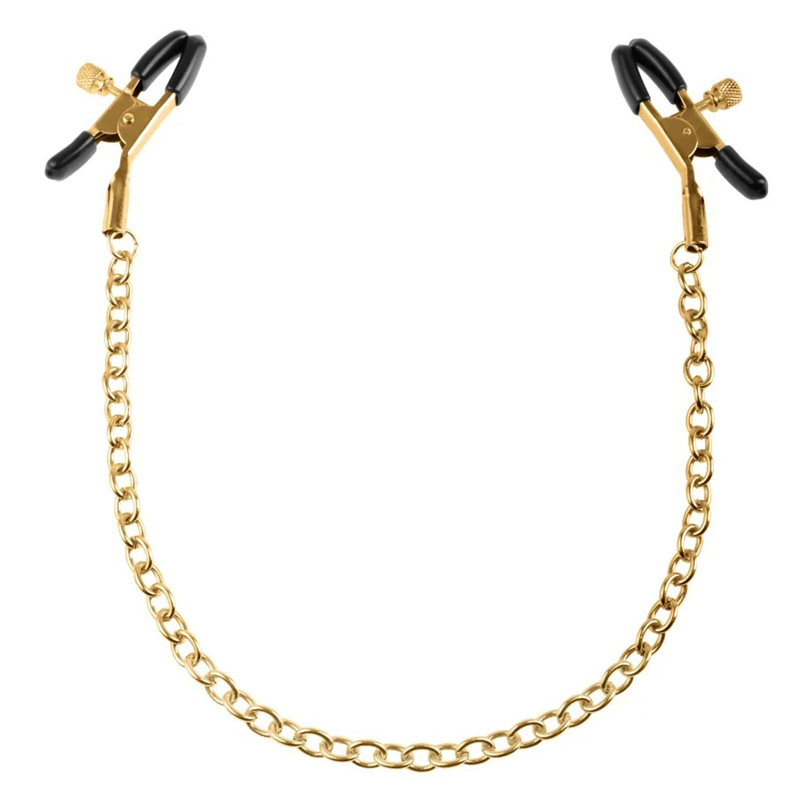Pipedream Nipple Chain Clamps, золотые - фото, отзывы