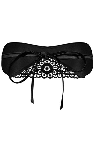 Obsessive Satinia Mask, черная - Маска на глаза - купить в секс шопе