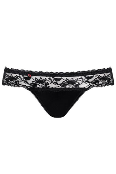 Obsessive Blackbella Lace Panties, черные — фото 3
