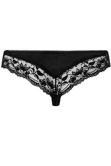 Obsessive Blackbella Lace Panties, черные — фото 4