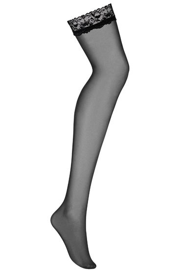 Obsessive Blackbella Sexy Stockings, черные — фото 3