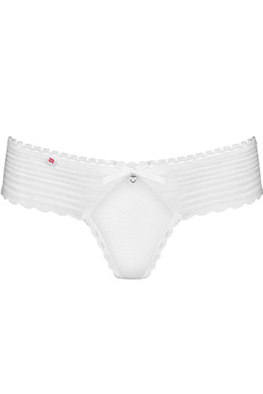 Obsessive Sensita Subtle Panties, белые — фото 3