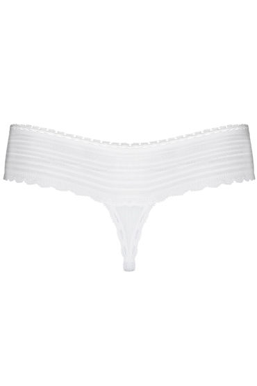 Obsessive Sensita Thong, белые — фото 4