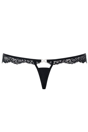 Obsessive Charmea Cute Thong, черные — фото 4