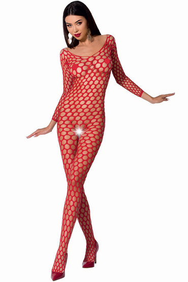 Passion Bodystocking BS077, красный — фото 1