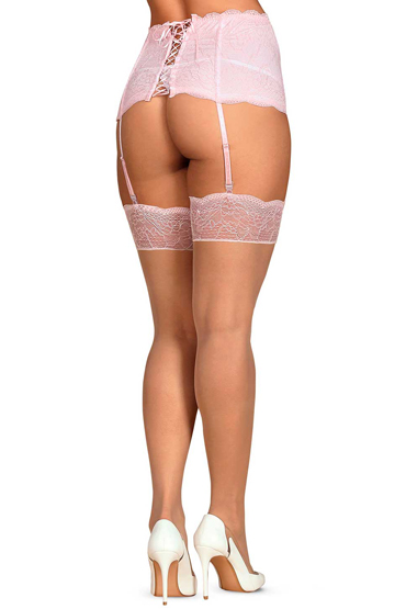 Obsessive Girlly stockings, телесные - фото, отзывы