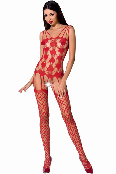 Passion Bodystocking BS067-1 красный — фото 1
