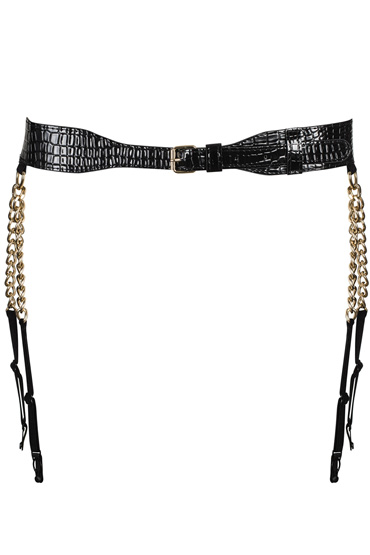 Obsessive A767 garter belt, черный — фото 3
