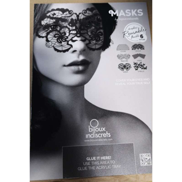 Промо Табличка Bijoux Indiscrets MASKS двусторонняя А4 — фото 1